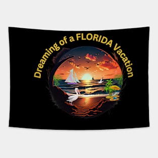 Dreaming of a Florida Vacation Tapestry