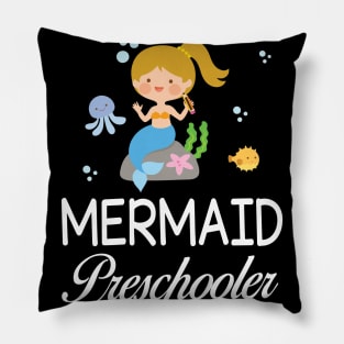 Mermaid Student Preschooler Back To School Sister Daughter Pillow