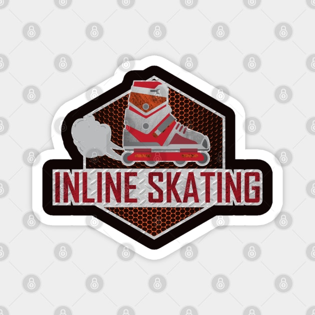 Inline Skating Magnet by Dojaja