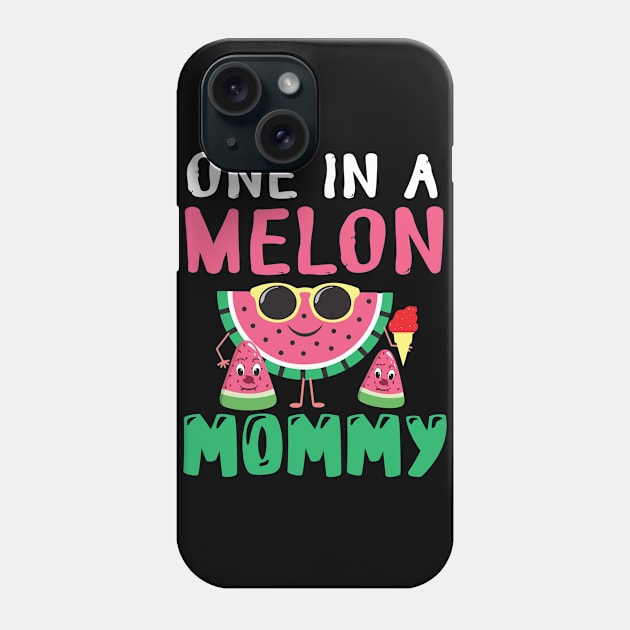 Glasses Watermelon One In A Melon Mommy Mother Son Daughter Phone Case by joandraelliot
