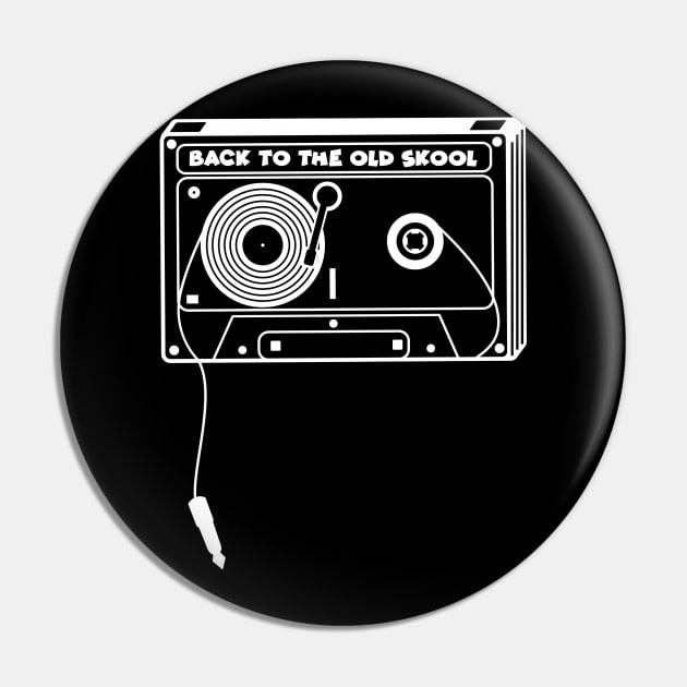 Back to the Old Skool Tape Pin by Rayrock76