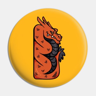 Red Dragon Totem Pin