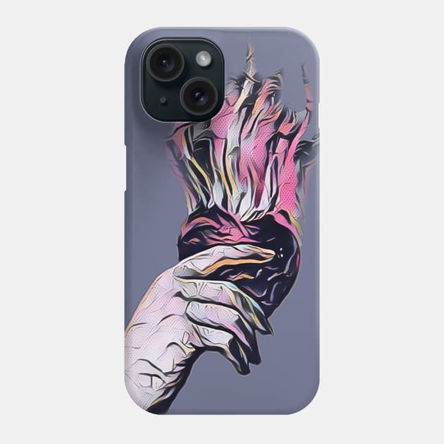 Holding My Burning Heart Phone Case by Mishi