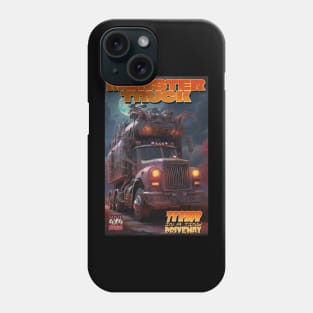 Halloween Monster Truck Terror in a Tiny Driveway Phone Case