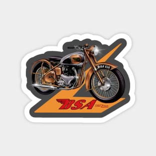 The BSA Golden Flash Motorcycle by MotorManiac Magnet