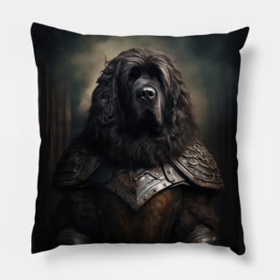 Stalwart Newfoundland - Medieval Knight Pillow