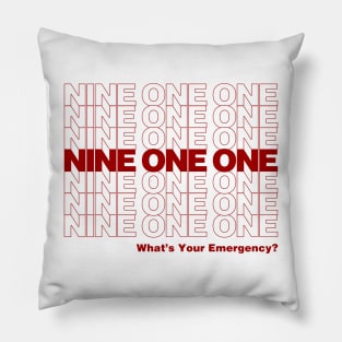 9-1-1, What's Your Emergency? Pillow