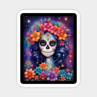 Colorful Catrina Magnet