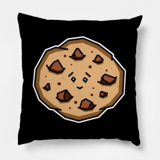 Cute and Happy Chocolate Chip Cookie with a Smiley Face Gift - Cookie Pillow