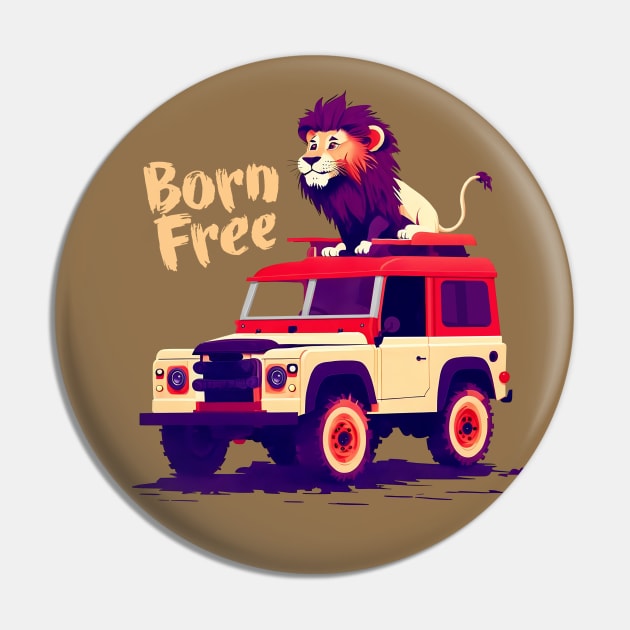 Born Free Pin by Teephemera