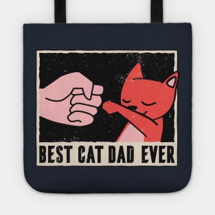 Best cat dad ever Tote