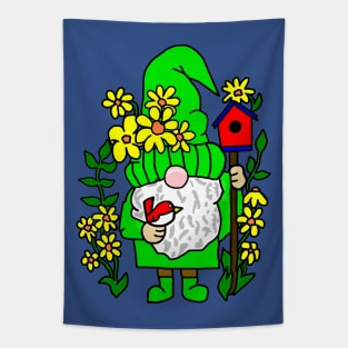 Sunflower Garden Gnome Tapestry