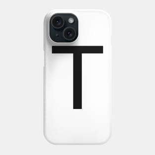 Helvetica T Phone Case