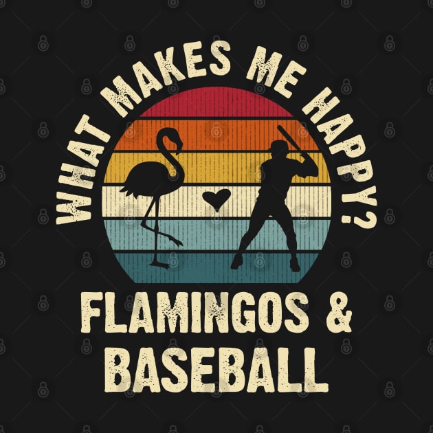 Baseball and Flamingo by sports_hobbies_apparel