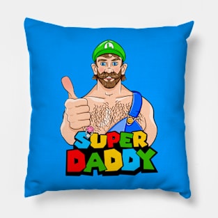 Super Daddy Thumbs Up Pillow