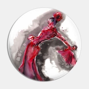 Flamenco Dancer Pin