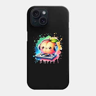 Cute Kawaii Peach Dj Phone Case