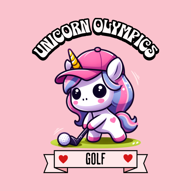 Golf Unicorn Olympics 🏌🏼‍♀️🦄 -  Tee Up Cuteness! by Pink & Pretty