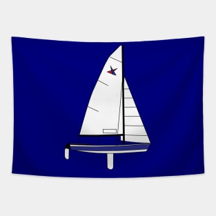 Vanguard 15 Sailboat Tapestry