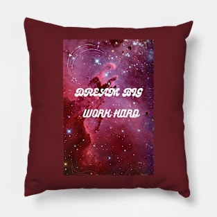 Inspire art to reality through quotes Pillow