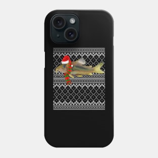 Xmas Fish Santa Hat Corydoras Catfish Ugly Christmas Phone Case