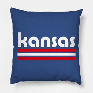 Retro Kansas Stripes Pillow