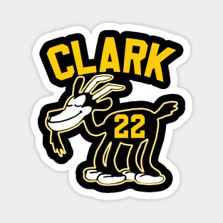 Caitlin Clark GOAT, Classic Steamboat Willie Goat Magnet