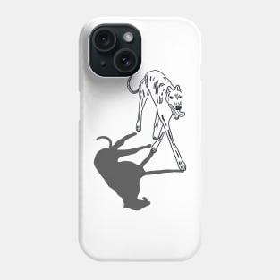 Greyhound - brindle Phone Case