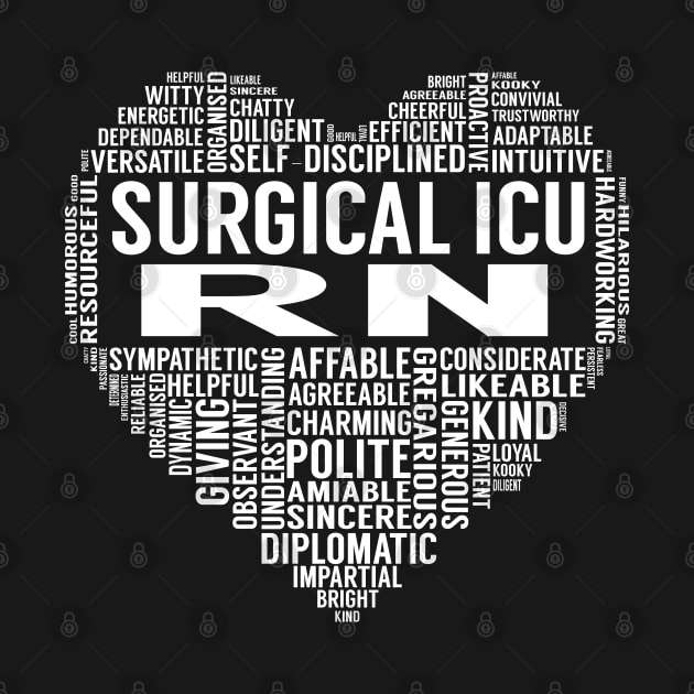 Surgical Icu Rn Heart by LotusTee