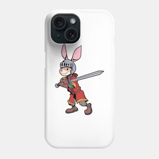 In armor with long sword - Rabbit Phone Case