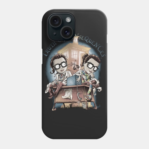 Truth Or Consequences Phone Case by saqman