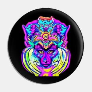 Lion King Psychedelic Pin