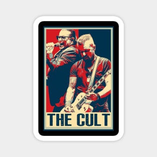 Vintage Cult-Rock Music Magnet