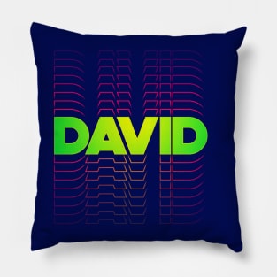 David gift idea for boys men first given name David Pillow