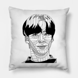 Yunho line-shaded Pillow