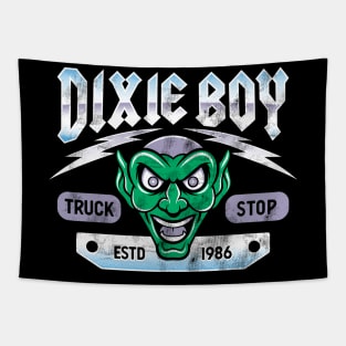 Dixie Boy Truck Stop - WITH BACK PRINT - Vintage Horror Tapestry