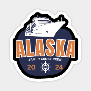 Alaska Cruise Together  2024 Magnet