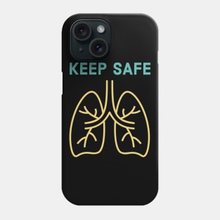 keep safe (lungs) Phone Case