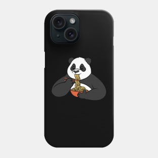 Panda Eating Noodles Phone Case
