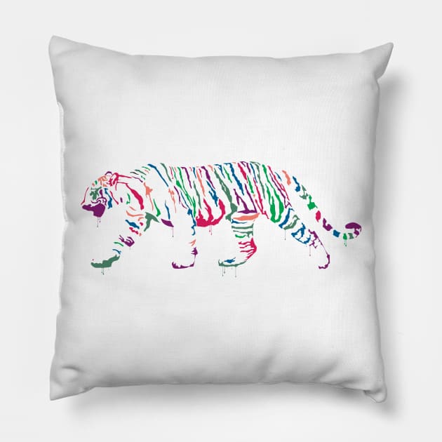 Tier outline Pillow by Paint