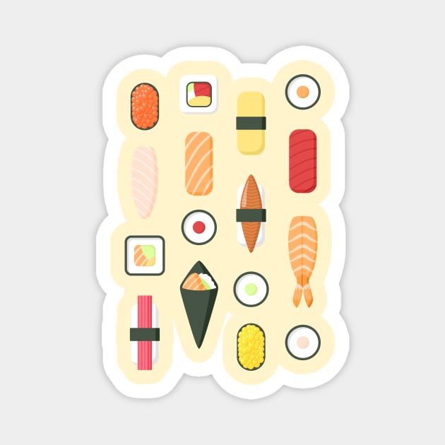 All The Sushi Magnet by sombrasblancas