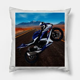 Suzuki GSXR Motorbike Pillow