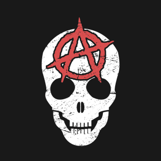 Distressed Anarchy Skull | Punk Rock T-Shirt