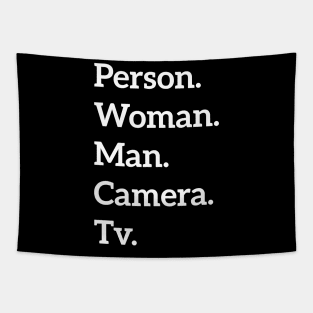 Person Woman Man Camera Tv T-Shirt Premium Tapestry