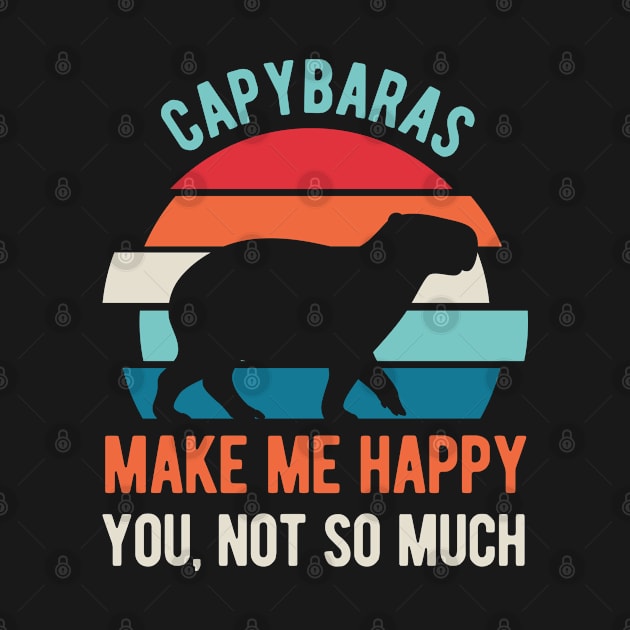 Funny Capybara by TheVintageChaosCo.