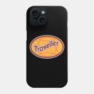 Retro Traveder Badge - Vintage backpacker Sticker - Classic Travel Illustration Phone Case