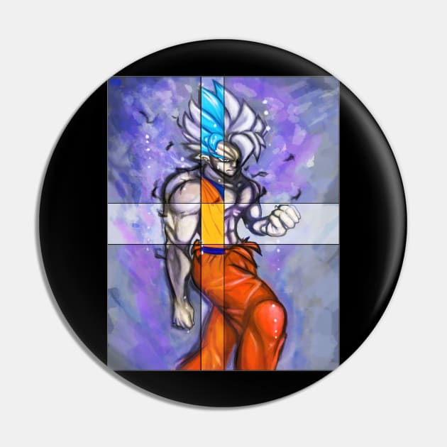 Ultra Instinct Pin by Defectivate