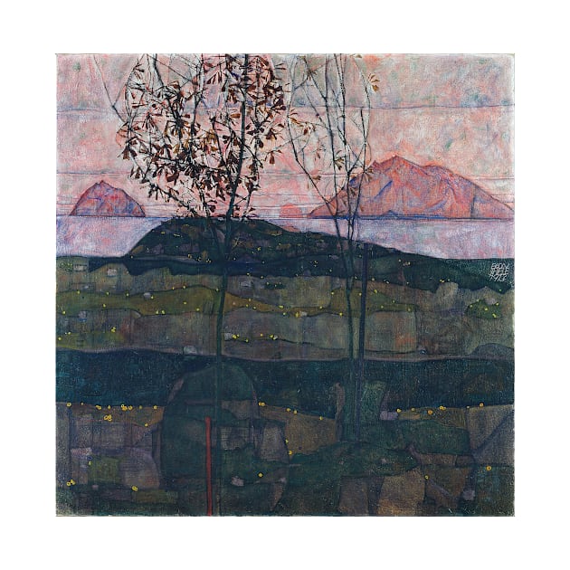 Egon Schiele Setting Sun by pdpress