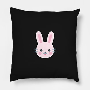 Cute Kawaii Pink Bunny Pillow