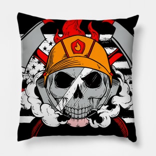 Thin Red Line - Fireman & Volunteer Firefighter Pillow